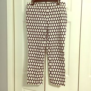 Kate Spade Lemon Print Dress Pants sz 8